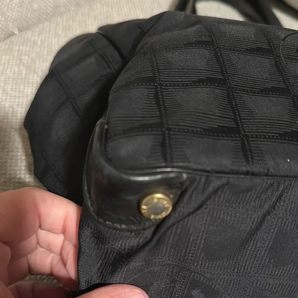 CHANEL Black Quilted Logo Travel Line Y2K Tote Bag - Picture 11 of 16